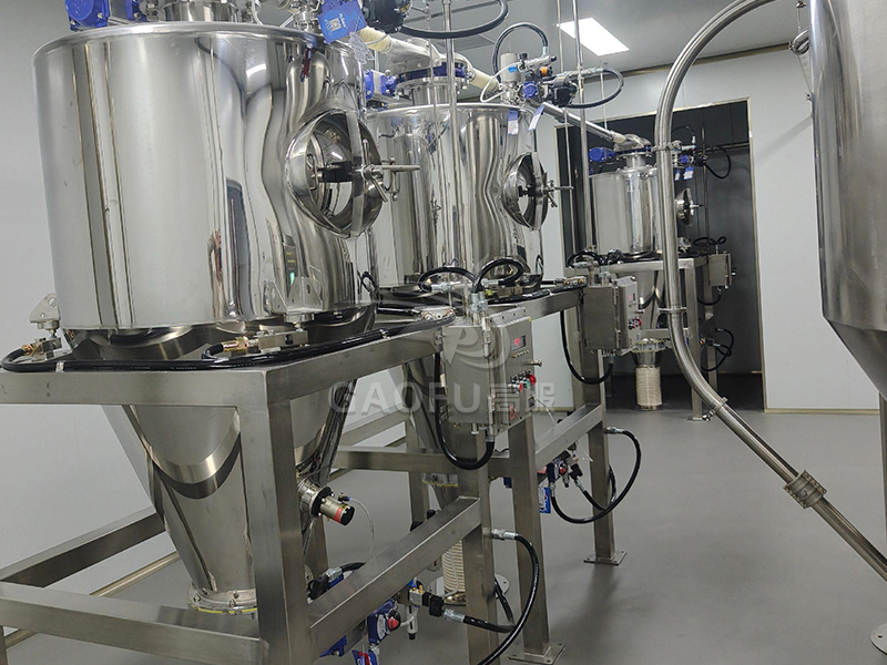 饃干輸粉配料系統 配料系統客戶現場